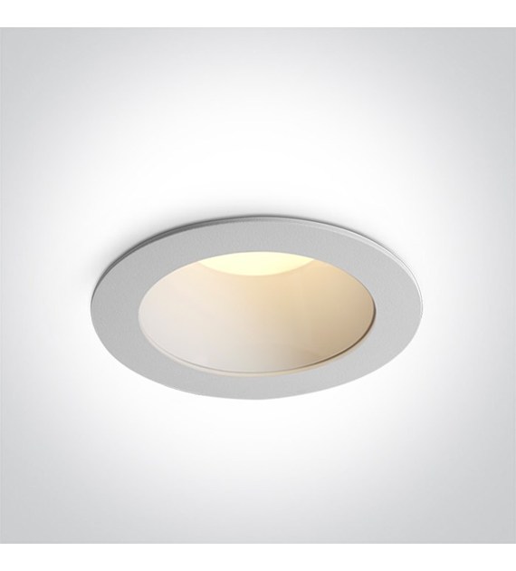 10120ED/W/V Wpust biały LED 20W CCTV IP20 230V