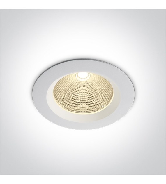 10115CA/W/V Downlight biały LED 15W CCTV IP20 230V