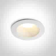 10112ED/W/V Downlight biały LED 12W CCTV IP20 230V