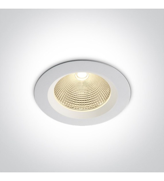 10110CA/W/V Downlight biały LED 10W CCTV IP20 230V