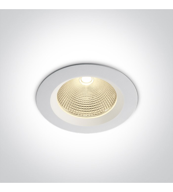 10110CA/W/V Downlight biały LED 10W CCTV IP20 230V