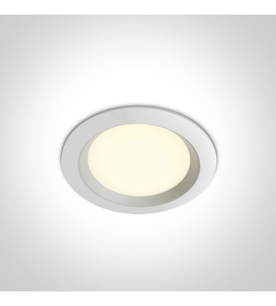 10107T/W/V Downlight biały LED 7W CCTV IP20 230V