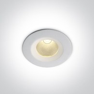 10107CA/W/V Downlight biały LED 7W CCTV IP20 230V
