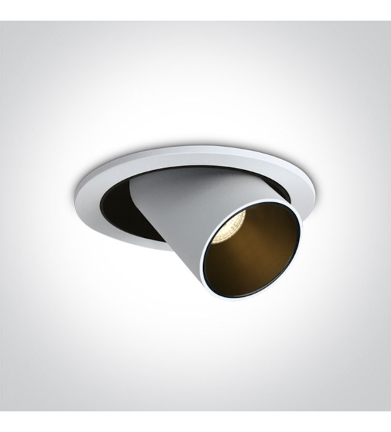 11112B/W/V Oprawa wpuszczana biała LED 12W CCTV