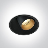 11111C/B/V Oprawa wpuszczana czarna LED 12W CCTV