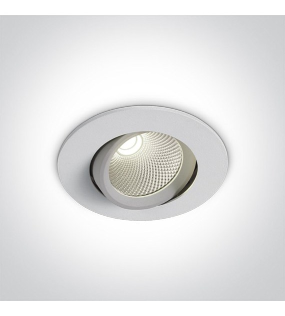 11107B/W/V Wpust biały LED 7W CCTV 230V IP20