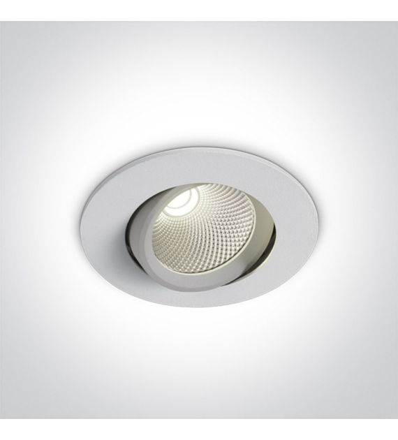 11107B/W/V Wpust biały LED 7W CCTV 230V IP20