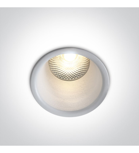 Wpust biały LED 15W CCTV IP20 230V