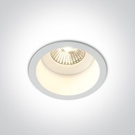 10107WD/W/V Wpust biały LED 6,5W CCTV IP54 700mA