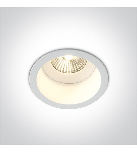 10107WD/W/V Wpust biały LED 6,5W CCTV IP54 700mA