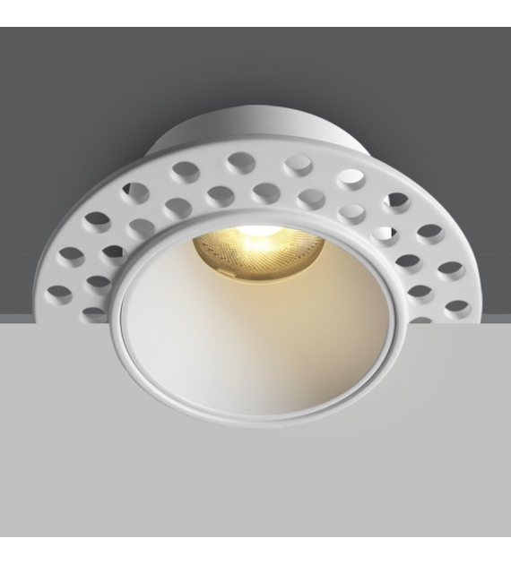 10107JTR/W/V Wpust biały LED 7W CCTV IP20