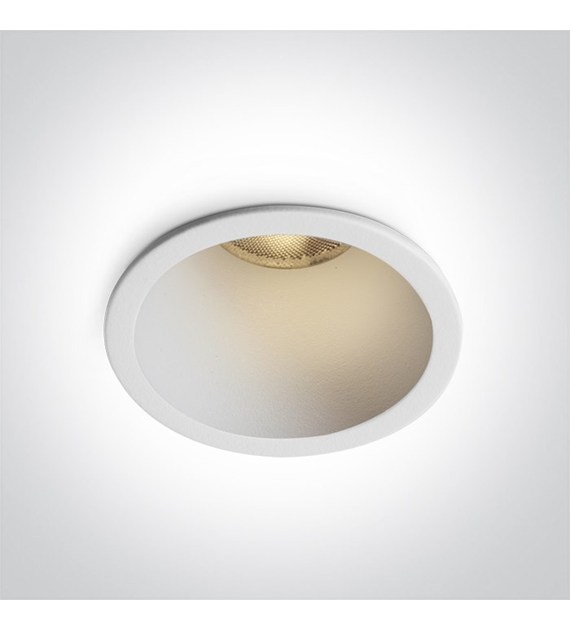 10107J/W/V Wpust biały LED 7W CCTV 230V IP20