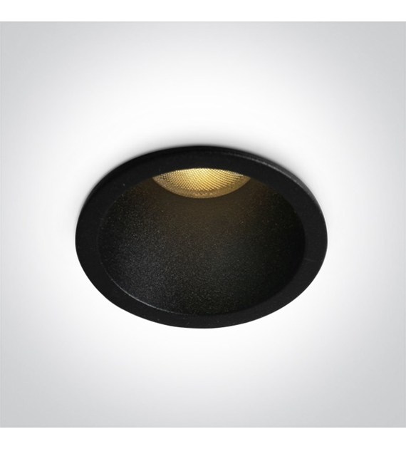 10107J/B/V Wpust czarny LED 7W CCTV 230V IP20