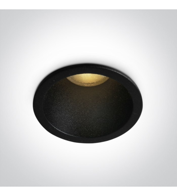 10107J/B/V Wpust czarny LED 7W CCTV 230V IP20