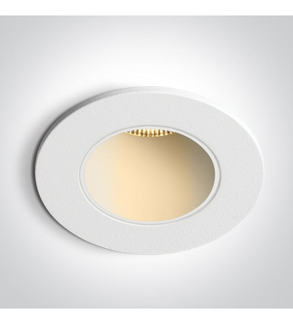 10107DL/W/W/V Wpust biały LED 6,5W CCTV IP65 700mA