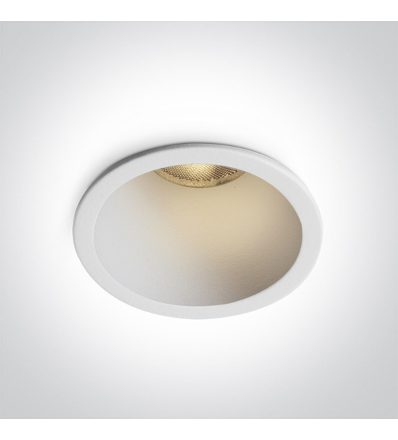 10107D/W/V Wpust biały LED 7W CCTV IP20 230V