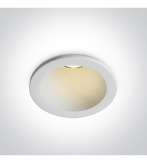 10103J/W/W Wpust biały LED 3W 3000K 230V IP20