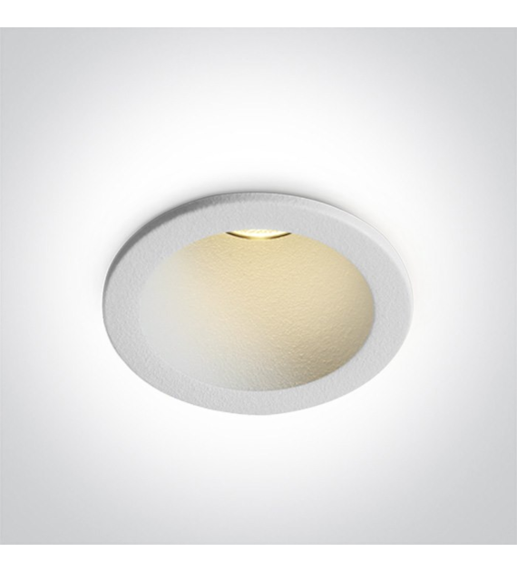 10103J/W/W Wpust biały LED 3W 3000K 230V IP20