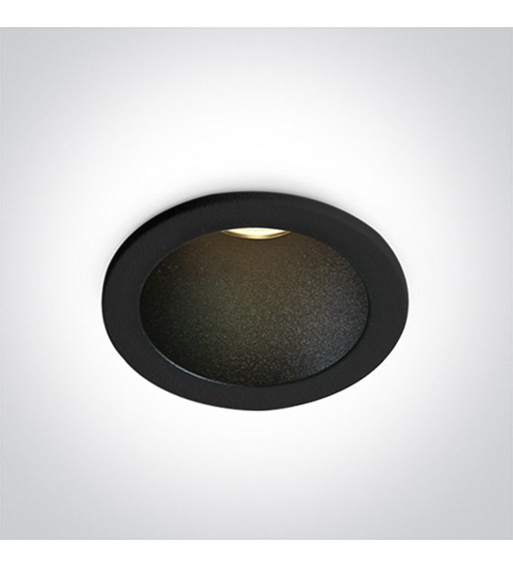 10103J/B/W Wpust czarny LED 3W 3000K 230V IP20