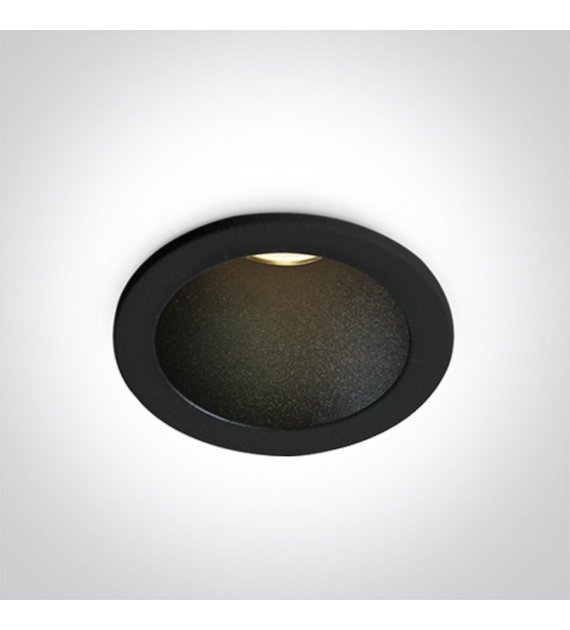 10103J/B/W Wpust czarny LED 3W 3000K 230V IP20