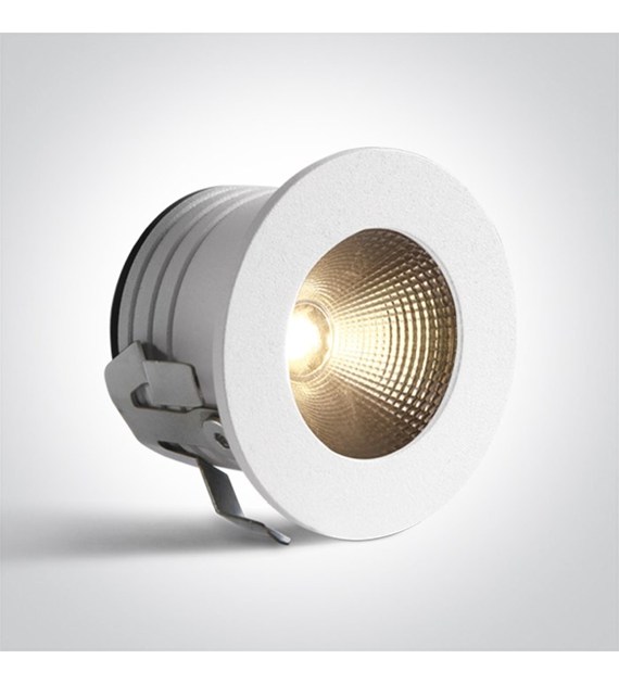 10103B/W/V Wpust biały LED 3W CCTV 350mA IP20