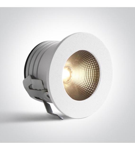 10103B/W/V Wpust biały LED 3W CCTV 350mA IP20