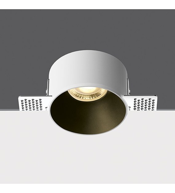 10105MR Wpust Trimles biały/czarny 1xGU10 IP20