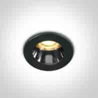 10103H/B/W Wpust czarny LED 3W 3K IP20 38deg 230V