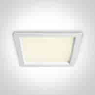 50125UV/W/V Downlight biały LED 25W CCTV IP44 230V