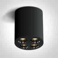 12110H/B/W Oprawa czarna LED 10W 3K IP20 38st.230V