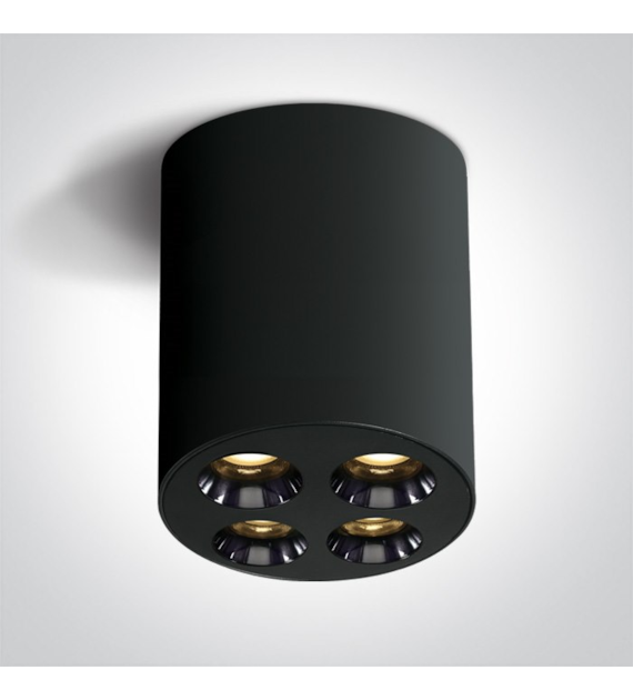 12110H/B/W Oprawa czarna LED 10W 3K IP20 38st.230V