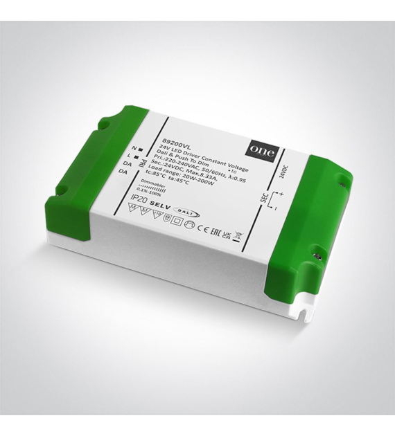 89200VL Zasilacz DALI Push to Dim 20-200W 24V DC