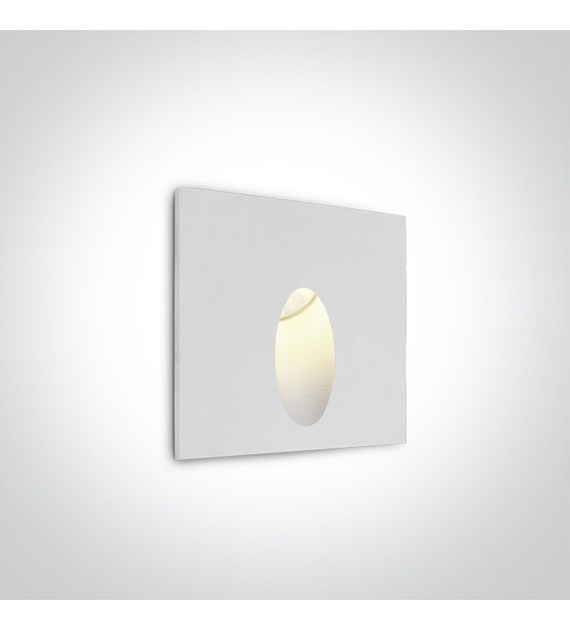 68032/W/W Wpust ścienny biały 3W 3000K IP54