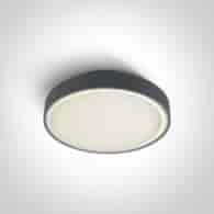 67280EA/AN Plafon Rafti 2 antracyt 2xE27 IP65