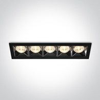 50506B/B/W Wpust Avgi czarny LED 3000K 20W IP20
