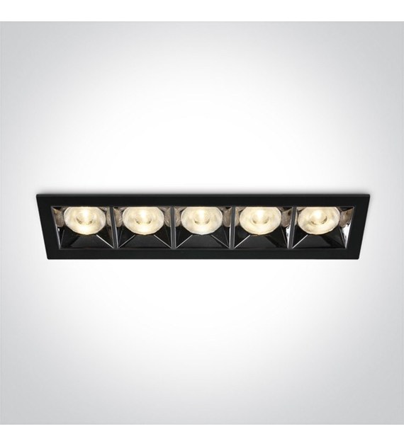 50506B/B/W Wpust Avgi czarny LED 3000K 20W IP20