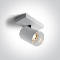 65105N/W/W  Oprawa sufitowa Elatos biała GU10 IP20