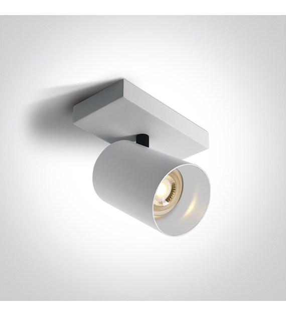 65105N/W/W  Oprawa sufitowa Elatos biała GU10 IP20