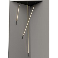 FK20-SD-L2200-2700K  Lampa Czarny 2700K 15W