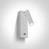65746A/W/W biała przyłóżkowa oprawa COB LED 3000K