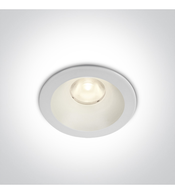10108D/W/W biały wpust COB LED 3000K 8W dark light
