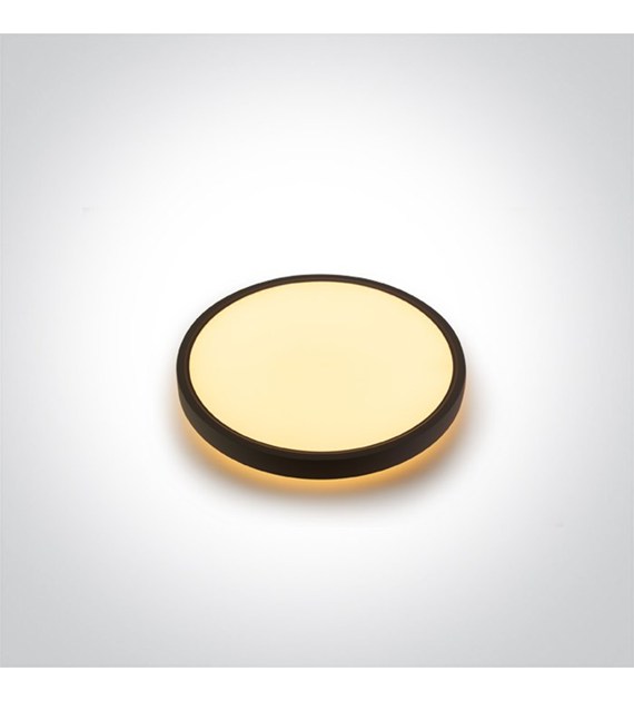 62002A/B/V Czarny plafon Bari 22W+3W CCT CRI90