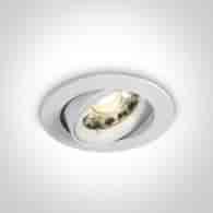 11105CGU/W Wpust Troodos biały GU10 10W IP20