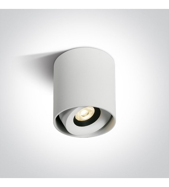 12108X/W/W Cylinder Pylos biały LED 3000K 7W IP20