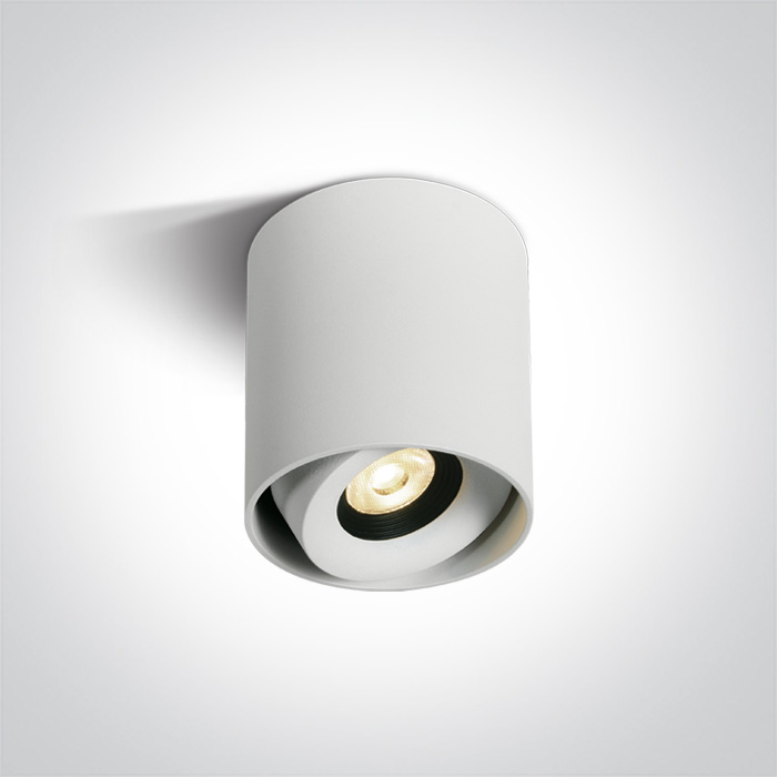 12108X/W/W Cylinder Pylos biały LED 3000K 7W IP20