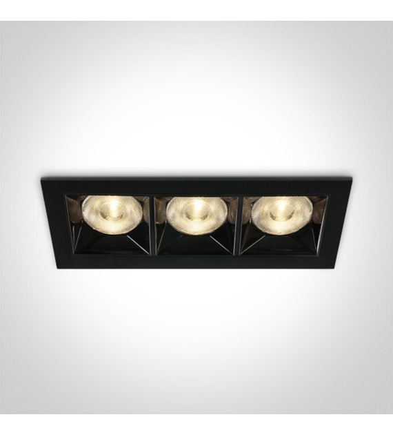 50306B/B/W Wpust Nisi czarny LED 3000K 12W IP20