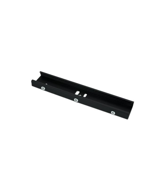 41032/B czarne złącze do szyn kwadratowych