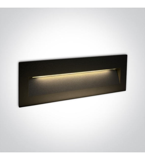 LAPAS 2 wpust ścienny 6W CCT IP65 czarny