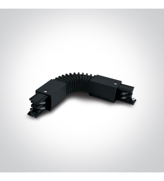 41024A/B łącznik ruchomy giętki czarny do szyn kwa