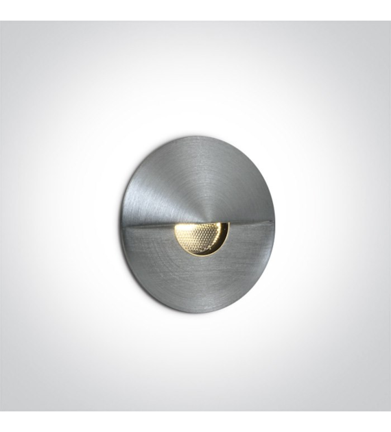 68070/AL/W aluminiowy wpust ścienny LED 3000K dark